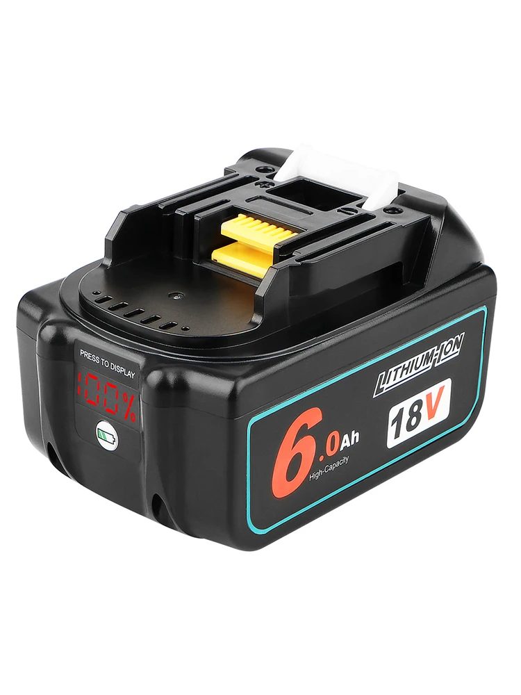 Per Makita BL1860 custodia per batteria 18V 3.0Ah 6.0ah Shell Box con BMS PCB Board protezione di ricarica LED digital BL1840