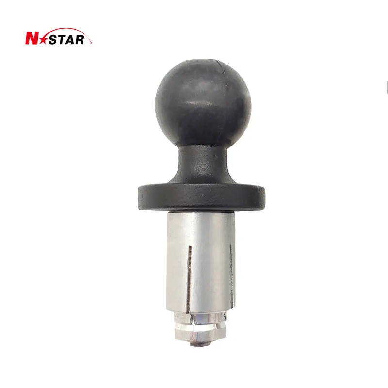 1 Inch 25mm Tough-Ball Adapter M6 Aluminum 6mm Expansion Bolt Base Motorcycle Phone Holder Ball Mount Mobile Accessories for Ram