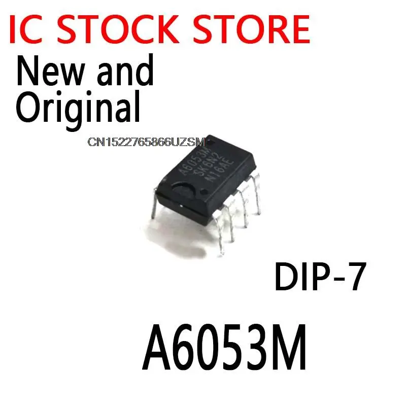 5PCS New and Original DIP-7 STR-A6053M   A6053  STR-A6053 A6053M