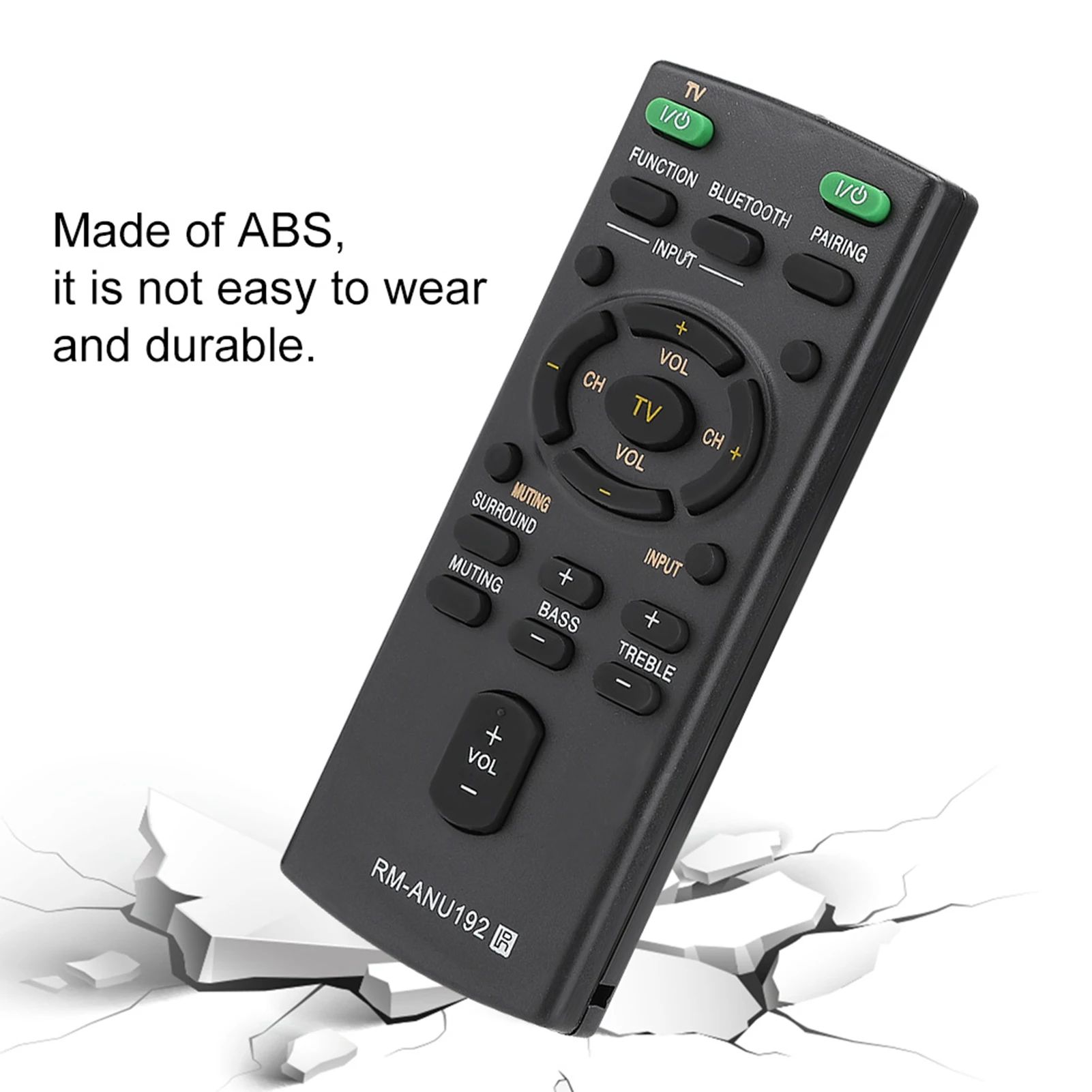 Remote Control For Sound Bar Remote Control Replacement RM-ANU192 Remote Control For Sony Sound Bar SACT60BT HTCT60BT SSWCT60