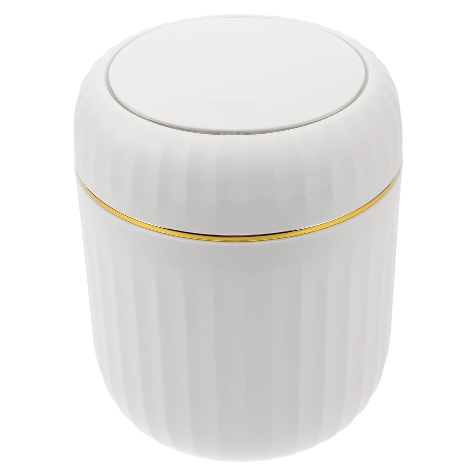 

Desktop Trash Mini Can for Bedroom Small Trashcan with Lid Garbage Dorm Bathroom Car Rubbish Bin