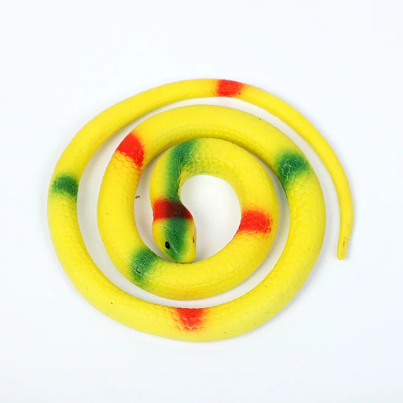 Squishy Prank Toys Funny Horror Tricky Scary Toy Simulation Soft Rubber Snake Rubber Snake Soft Rubber Fake Snake