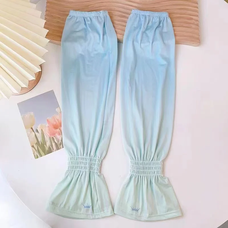ฤดูร้อนครีมกันแดดGradientโคมไฟแขนน้ําแข็งสําหรับGirls HeartครีมกันแดดเกาหลีEdition Ice Silkแขนท่องเที่ยวกลางแจ้งหลวมAr