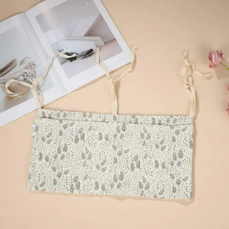 K1KC 편리한 침대 측면 보관 가방 공간 절약 보육원 매달려 가방 베이비 룸 교수형 정리 필수 교수형 가방 선물