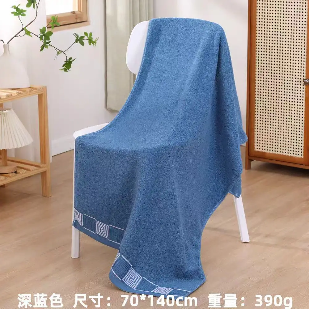 

380 г чистого хлопка, 70*140 см, банное полотенце для взрослых для домашнего использования, большое хлопковое полотенце