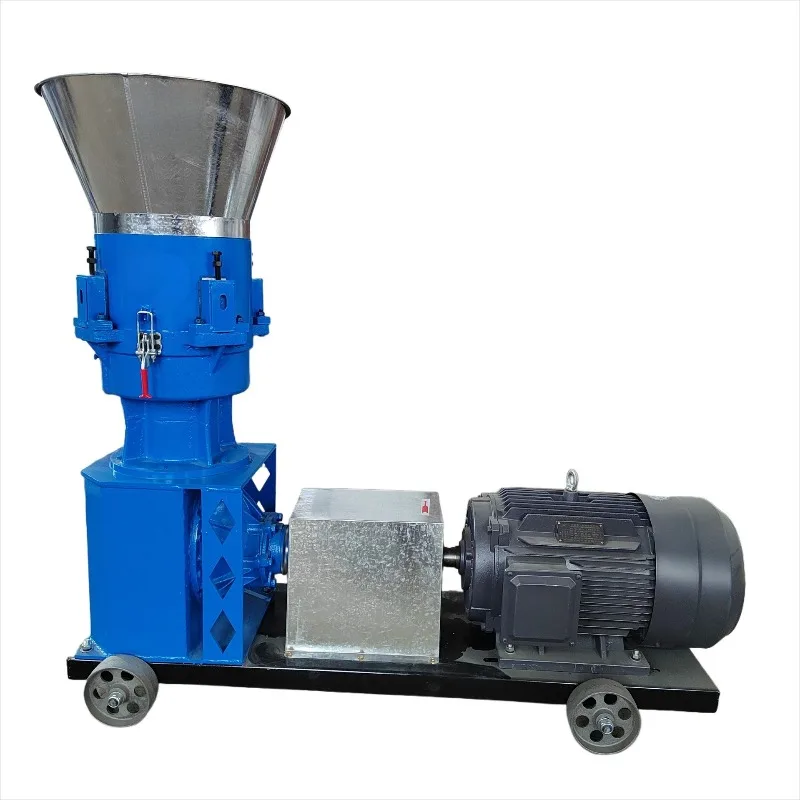 Household Farm Feed  Poultry Chicken Cattle Feed Grass Corn Pellet Machine Biomass Fuel Pellet Machine