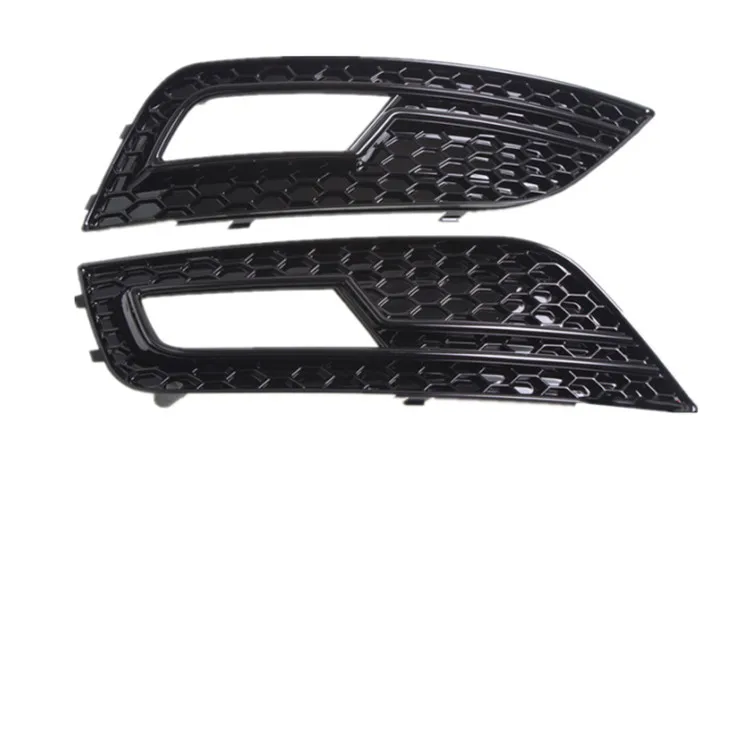Normal Style Non Sline Front Fog Light Cover Honeycomb Fog Lamp Grille for audis A4 RS4 B8.5  2013 2014 2015 2016