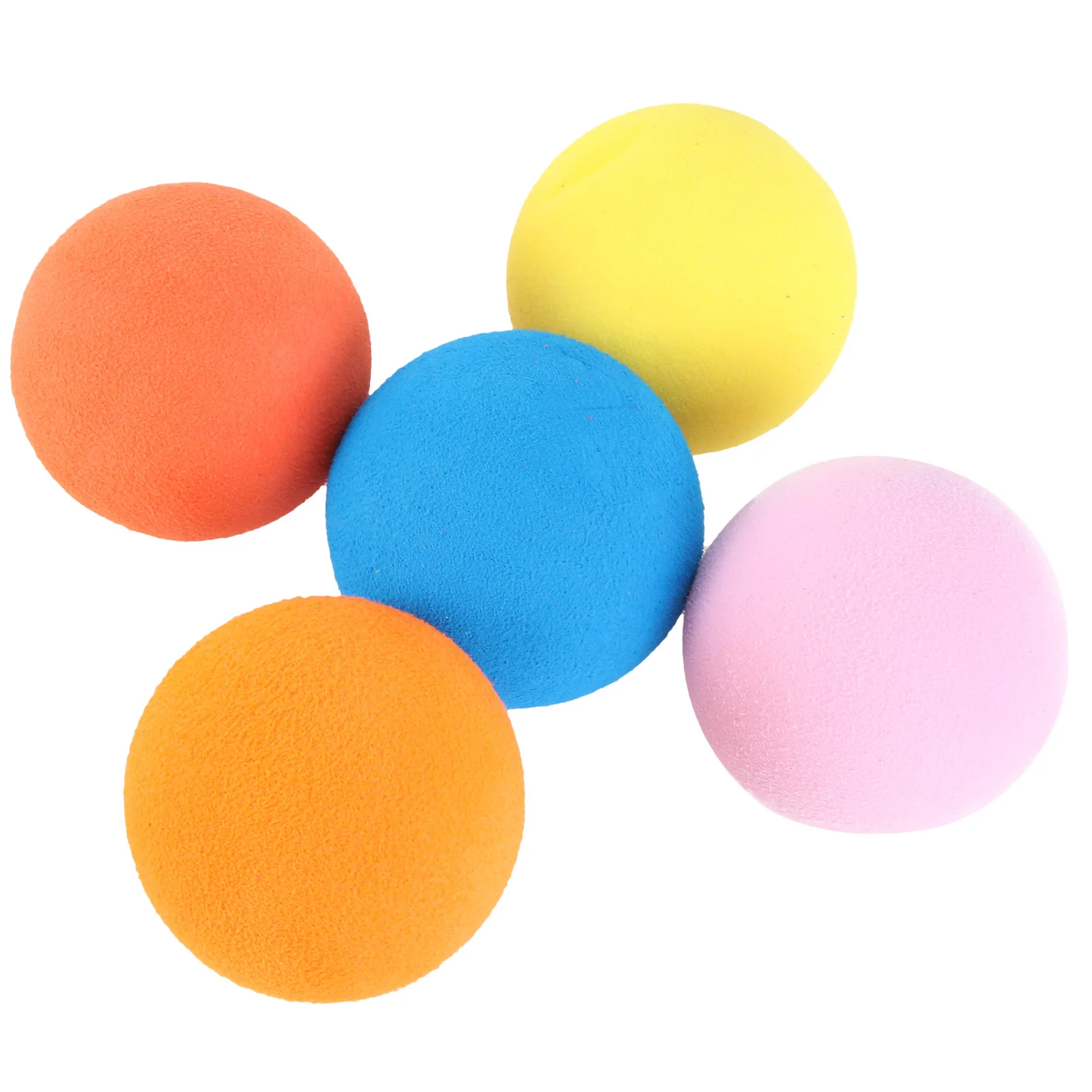 

5pcs Golf Soft EVA Rubber 60mm Diameter Lightweight Indoor Training Ball Indoor Practice Training Balls for Beginners
