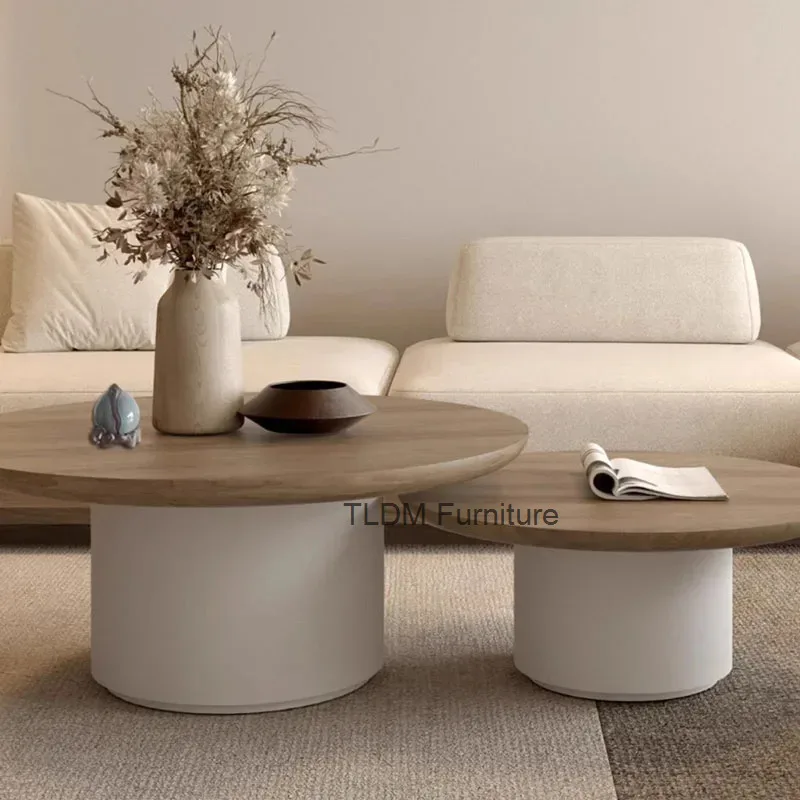 

Японские журнальные столики премиум-класса, уникальный роскошный круглый гламурный журнальный столик, скандинавский стол, винтажная креативная мебель для отеля Mesas Bajas