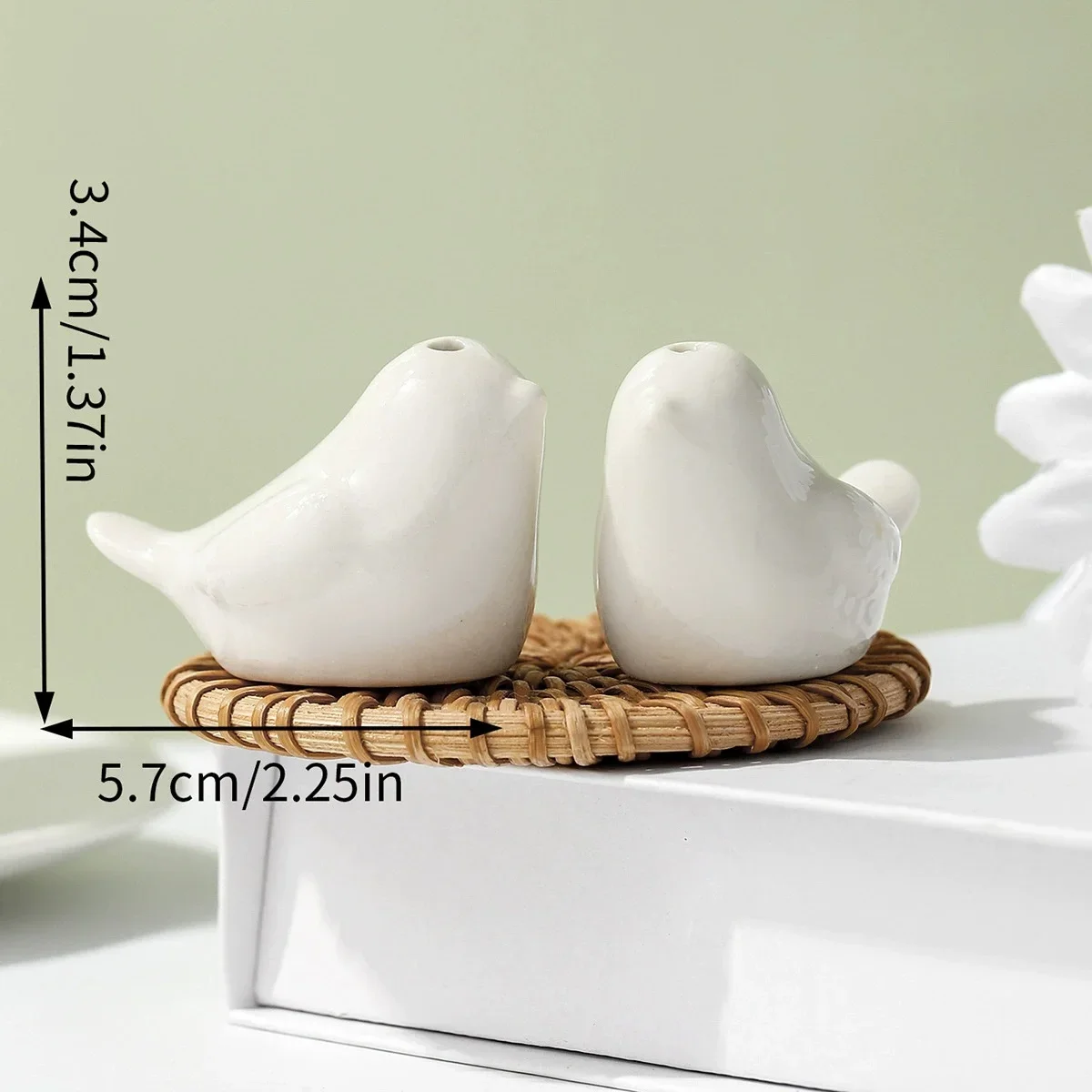 2 Teile/satz Liebe Vogel Salz & Pfeffer Shaker Hochzeit Gefälligkeiten und Geschenke für Gäste Souvenirs Dekoration Event & Party Küche liefert – Detail 6