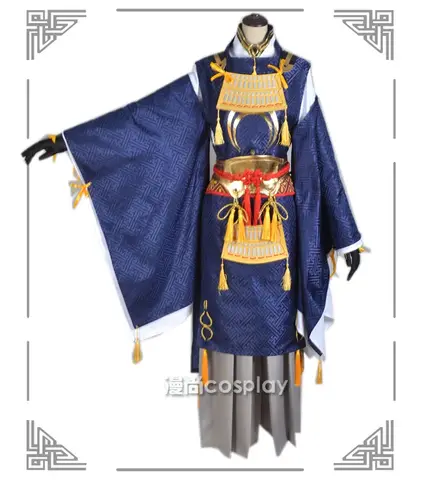 तलवार नृत्य जापानी खेल Touken Ranbu ऑनलाइन Mikazuki Munechika Cosplay पोशाक क्रिसमस हेलोवीन उच्च गुणवत्ता 8 best sales टूकेन रैनबू कॉसप्ले - №7