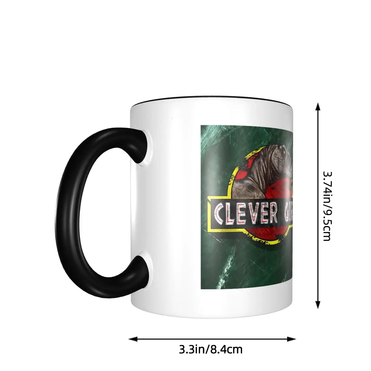 Clever Girl Mug Funny Ceramic Coffee Cups Tea Mugs Milk Cup Drinkware Gifts for Friends