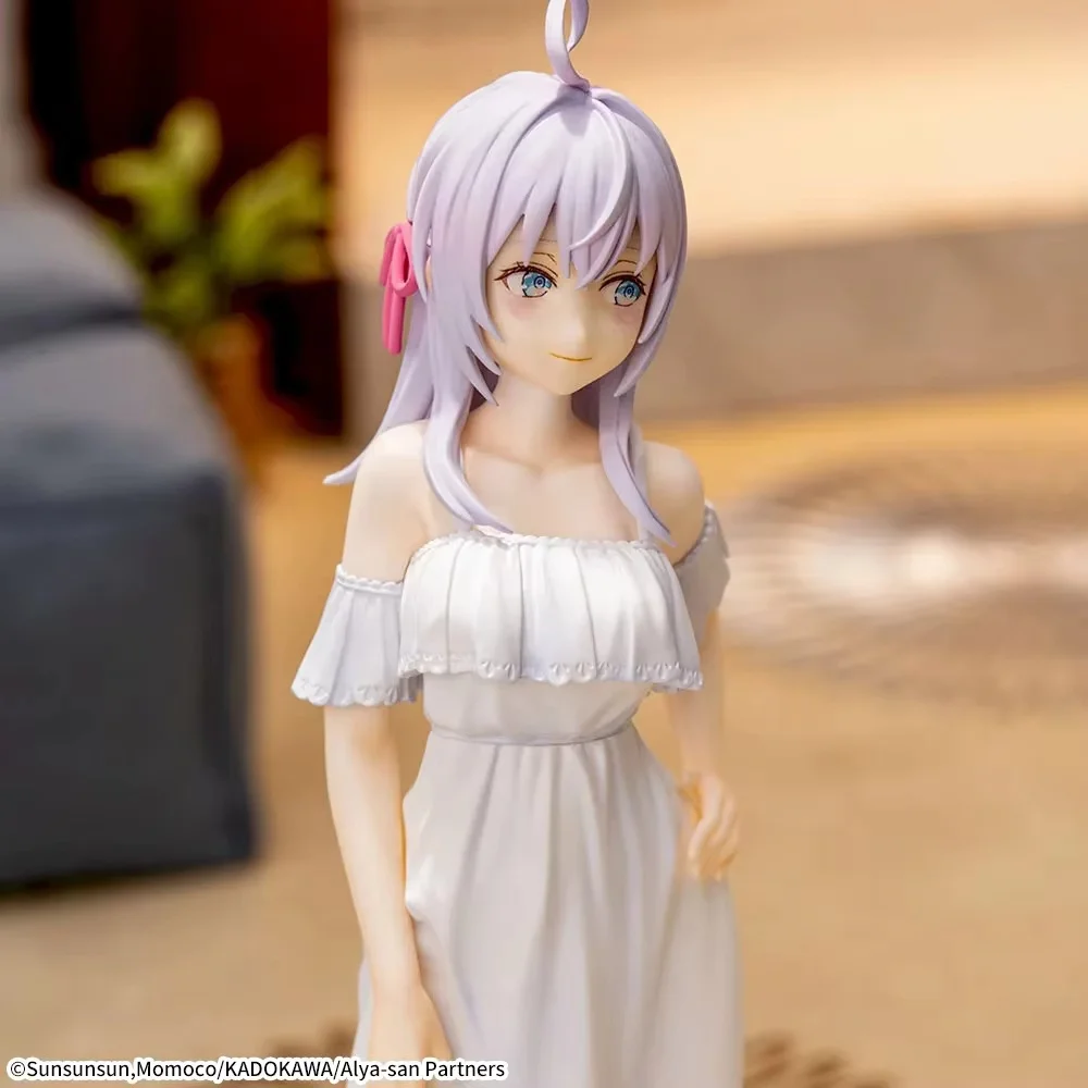 In Stock Genuine SEGA Luminasta Alisa Mikhailovna Kujou Alya Hides Her Feelings in Russian 19cm Anime Collectible Figur Toy Gift