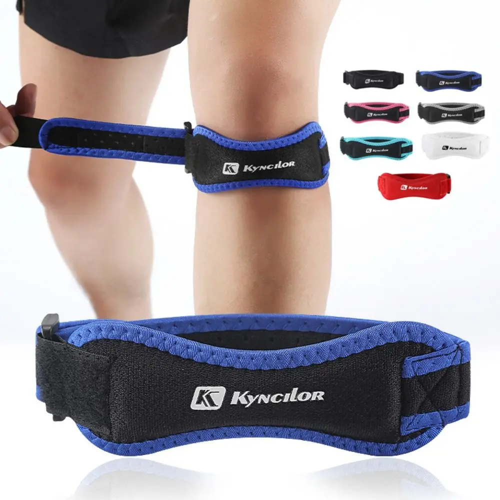 High Quality Adjustable Knee Brace Breathable Elastic Design Knee Support Strap Shock Absorption Knee Pad Basketball