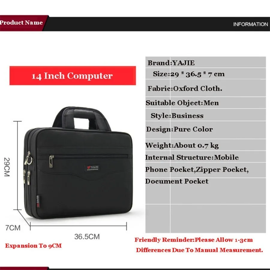 Imagem -04 - Maleta de Negócios para Homens Grande Capacidade Bolsas Masculinas Totes Laptop Bags Black Crossbody Bolsa Bolsa de Viagem Site Oficial 141