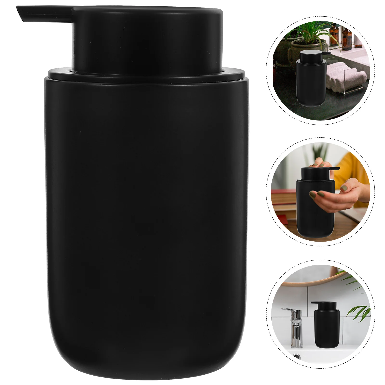 

Press Type Lotion Pump Dispenser Liquid Soap Bottle Ceramic Plastic Bathroom Kitchen Hand Soap Dispenser Leak Proof