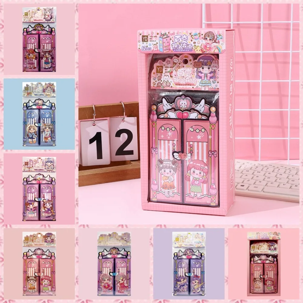 DIY Toy Aki Sauce Quiet Book 10*15cm Quiet Book Princess Change Clothes Stickers Manual Sticker Princess