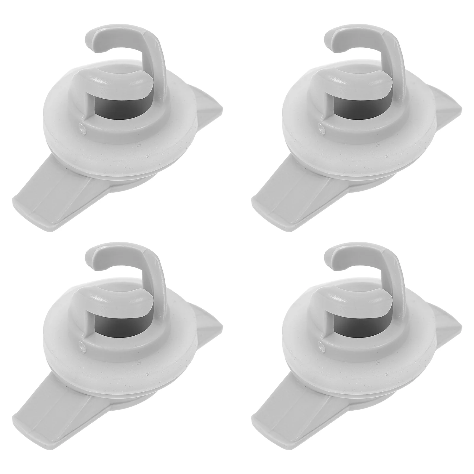 4 Pcs Inflatable Mattress Kayak Valve Cover Valves Caps Boat Air Plugs Grey Supplies