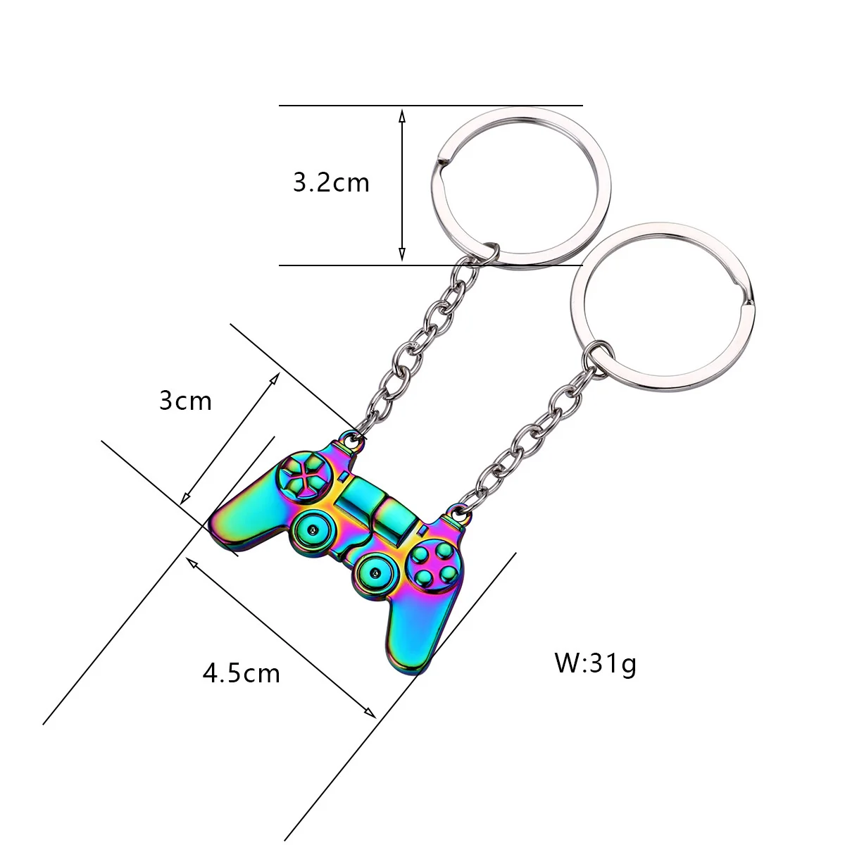 2 Stücke Magnetischer Kreativer Schlüsselanhänger Modischer Exquisiter Rucksack-Anhänger Schmuckzubehör Party Geburtstag Festival Geschenk 2026 – Detail 1