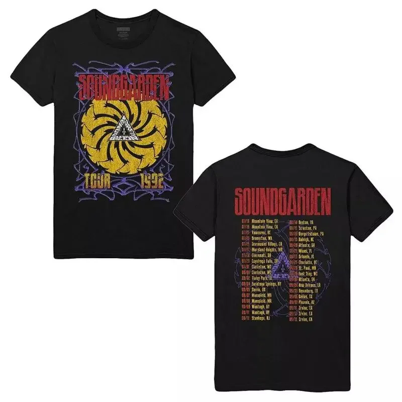 Soundgarden Band Tour 1992 Doppelseitiges T-Shirt in voller Größe S 5XL