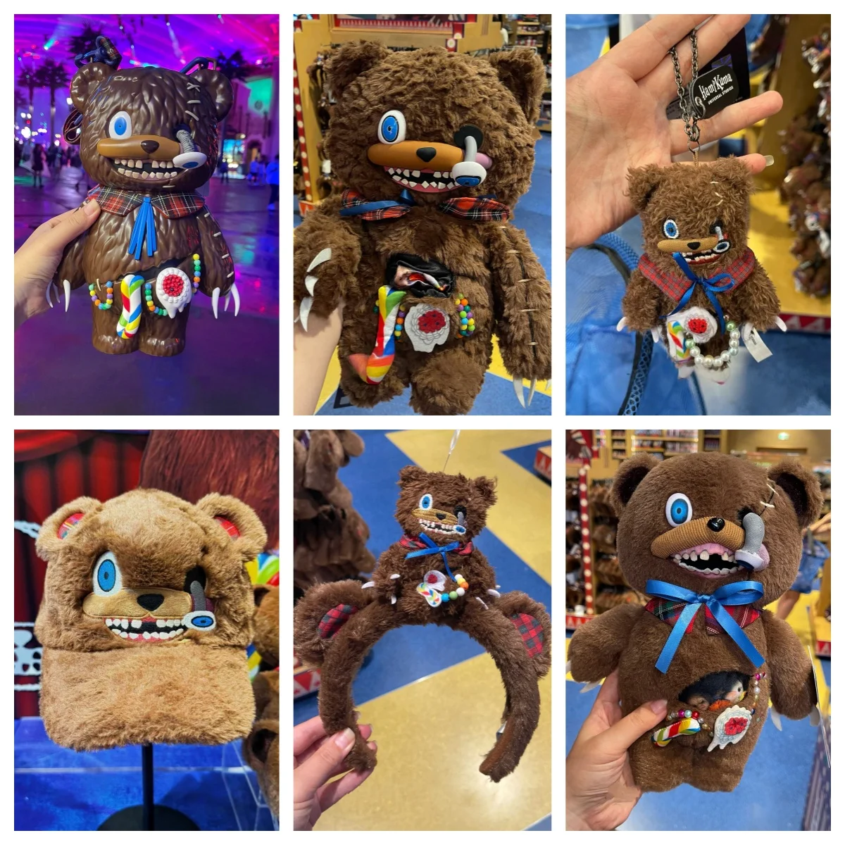 

Beijing Universal Studios Halloween Limited Edition HamiKuma Fur Toy/Backpack/Hanging Piece/Collectible Gift