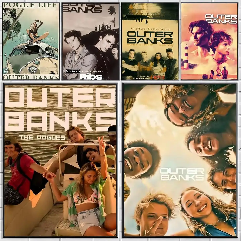 TV Series Outer Banks Poster Stylish Wall Art for Bedroom Living Room Bar Café Home Decor Gift
