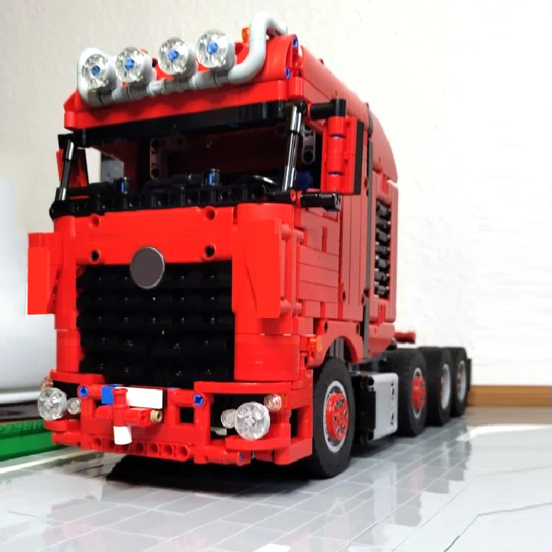 1535 Pezzi Camion da Trasporto Pesante MOC Personalizzabile Modulare Mattoncini da Costruzione Design Creativo Giocattolo Fai da Te per Ragazzi Regalo di Compleanno