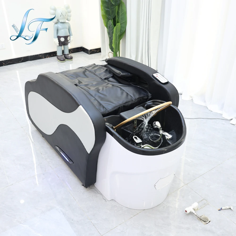 

Full Body Electric Massage Beauty Salon Facial Treatment Head Spa Beds Electric Massage Shampoo Chair