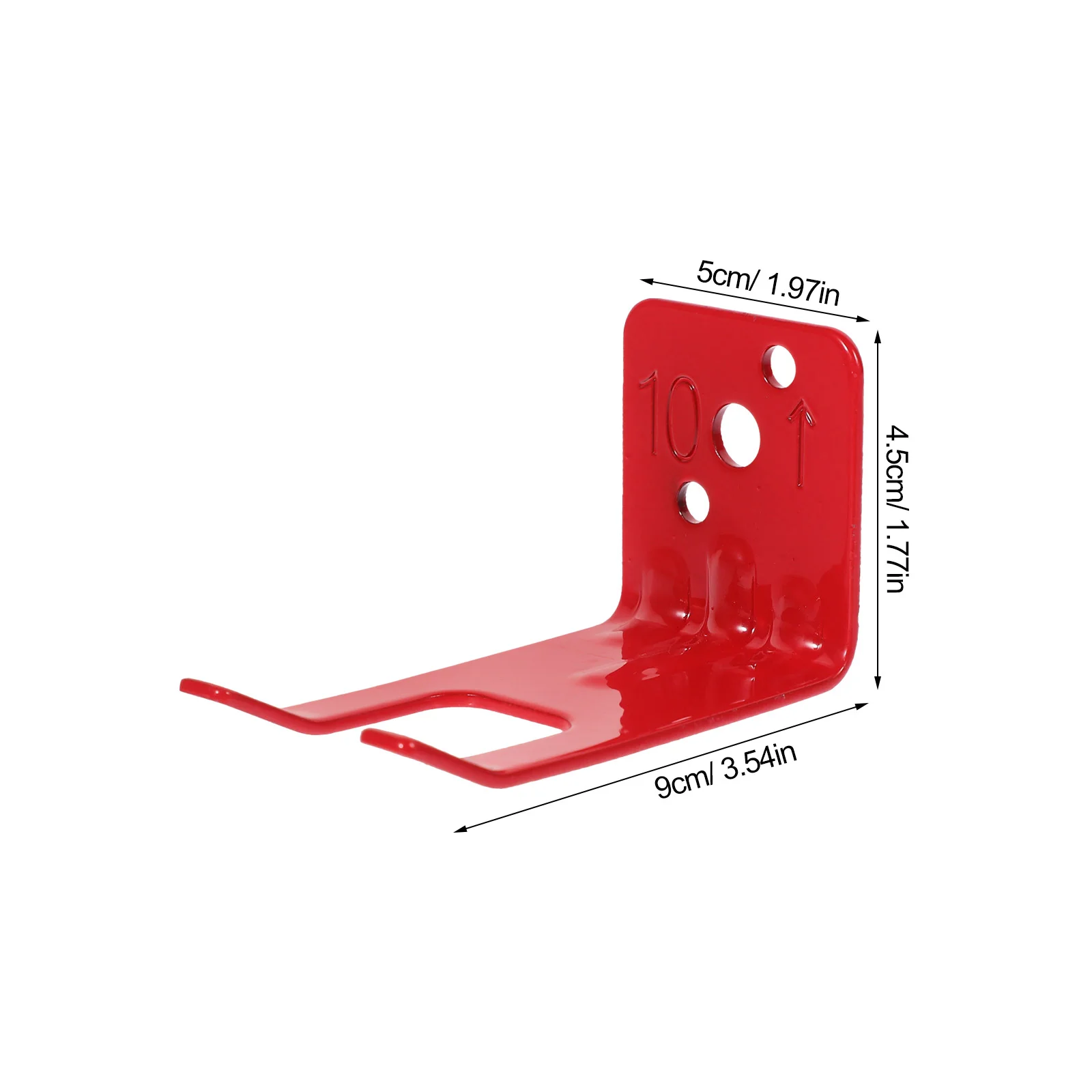 Support d'extincteur mural, support rapide, crochets, 4 pièces