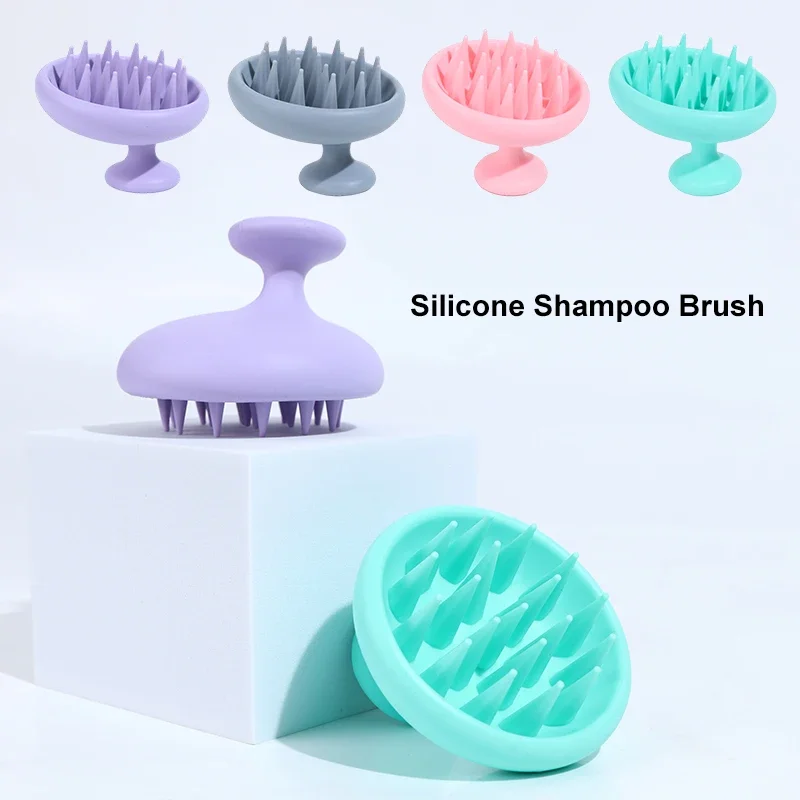 

Silicone Material Shampoo Comb Suitable for Dry And Wet Scalp Massage And Relaxation Tools Shower Small Comb Hair Salon Tools