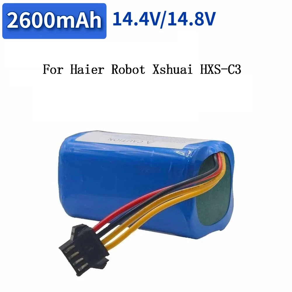 14.4V/14.8V 2600mah Lithium Battery Compatible with Robot Vacuum Cleaner,Sweeping Robot Vacuum 100% High Quality Real Capacity