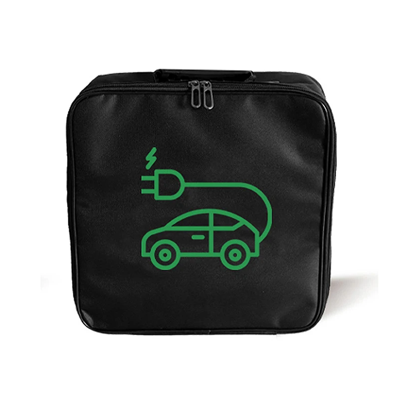 Electric Vehicle Charging Cable Bag Car Charger Cable Storage Bag Auto Trunk Organizer Waterproof Charger Cable Handled Bag