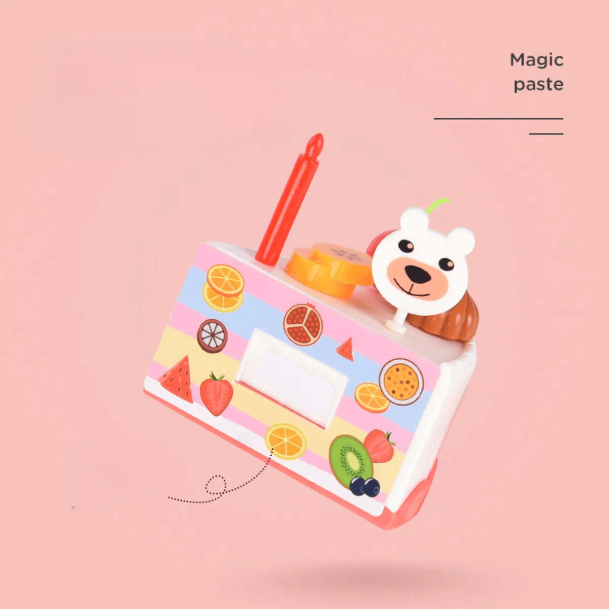 مجموعة مطبخ محاكاة كعكة الفاكهة DIY للأطفال، هدايا عيد الميلاد والهالوين للأطفال، لا تتطلب بطاريات