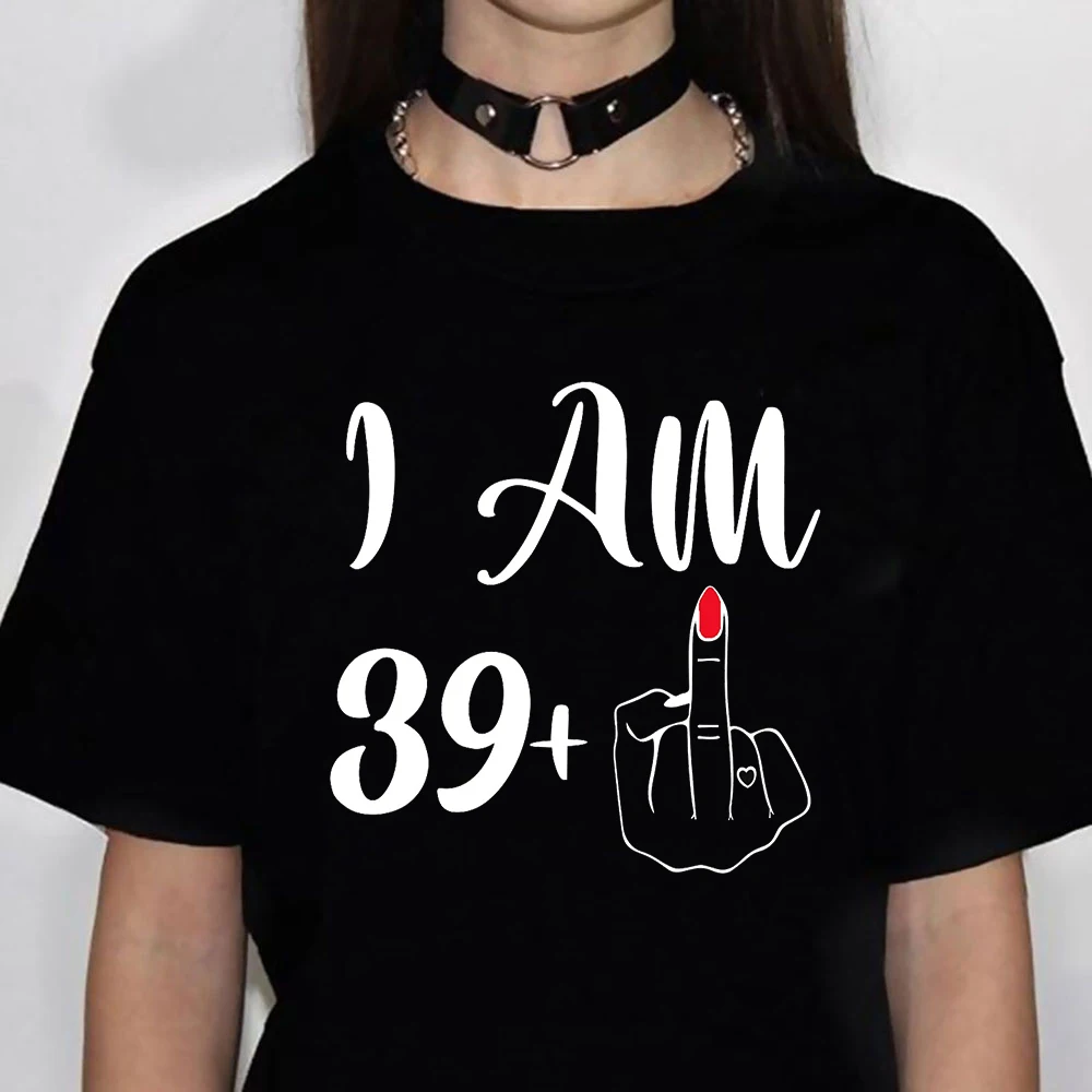 

40 Years Birthday Woman top women Japanese Y2K summer t-shirts girl Japanese comic y2k clothes