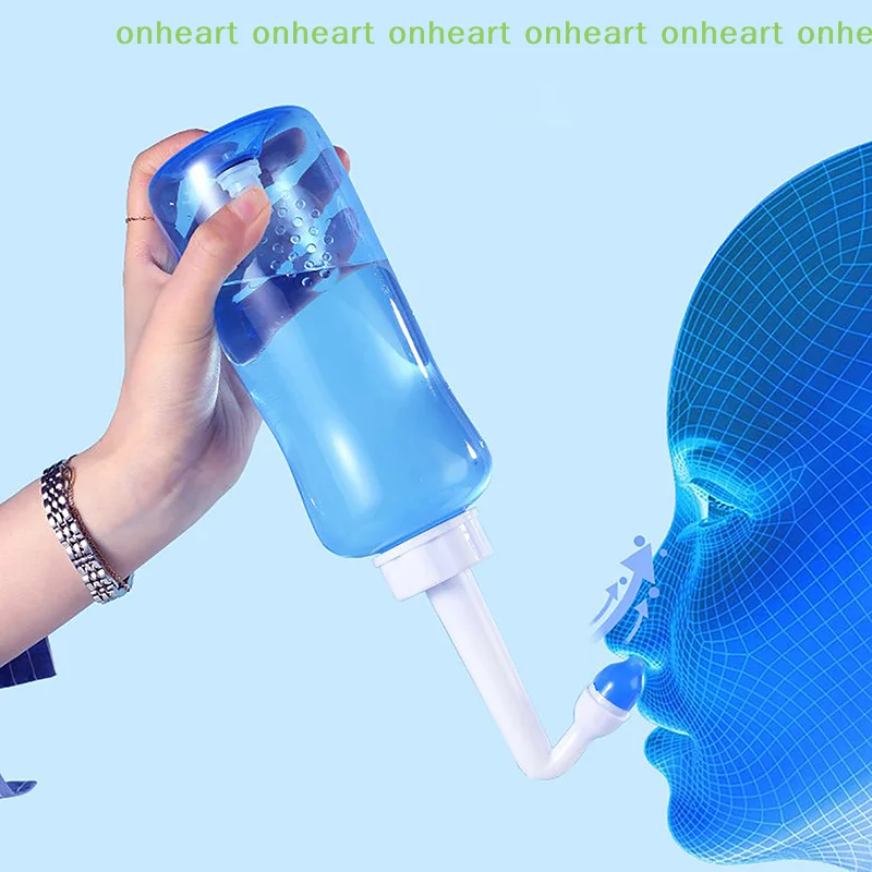 

[C]Adults Children Nasal Wash Cleaner Nose Protector Cleans Moistens Child Adult Avoid Allergic Rhinitis Neti Pot 300ml