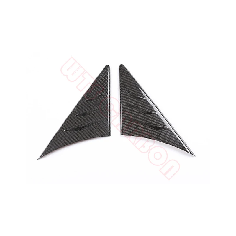For Toyata Supra GR A90 A91 2019up Real Dry Carbon Fiber Anti-Buffeting Wind Deflector Trim Cover