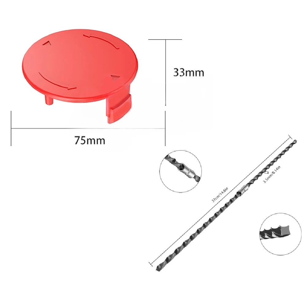 Brush Cutter Trimmer Line & Cap Cover & Cutting Head Replacement For Bosch AFS 23-37 F016800431 F016F04841 F016F04839