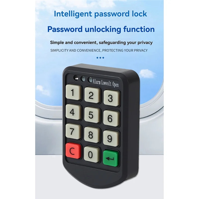 A25P Intelligent Electronic Password Cabinet Door Lock Digital Key Pad Easy Installation Keyless Cabinet Locks Drawer Lock