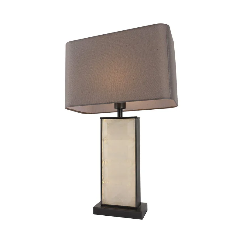 

Light luxury crystal table lamp, modern simple bedroom bedside decorative table lamp