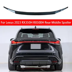 For Lexus 2023 2024 2025 RX350H RX500H Rear Case Cover Line Lee Case Cover Spoiler Tail Fin Carbon Fiber Car Trim Kit