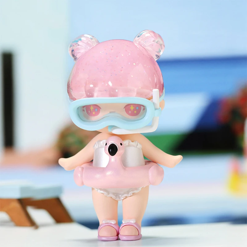 

POPMART BUNNY Swimsuit Girl Decoration Cute Model Anime Figure Doll Kawaii Ornament For Girls Heart Birthday Gift Collrction