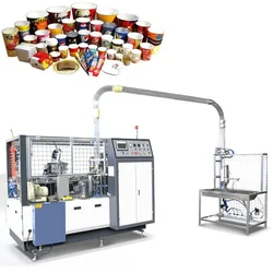 High Speed Forming Fully Automatic Disposable Paper Cup Making Machine Forming Paper Plate Coffee Tea Paper Cup Making Machine