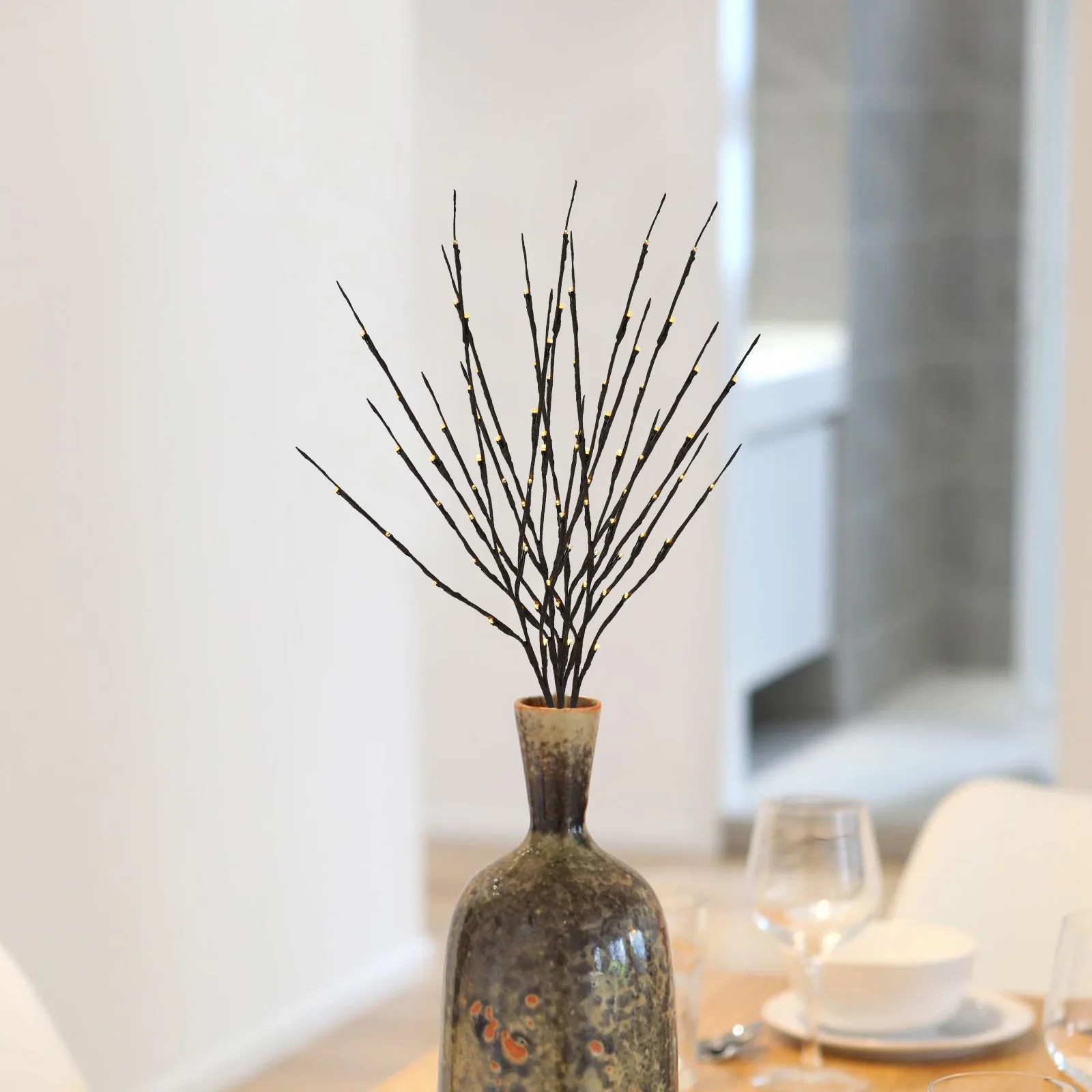 

Simulative Tree Branch Light 20 Lamps Warm White Decorative Night Light for Christmas Home Party Relax Decoration