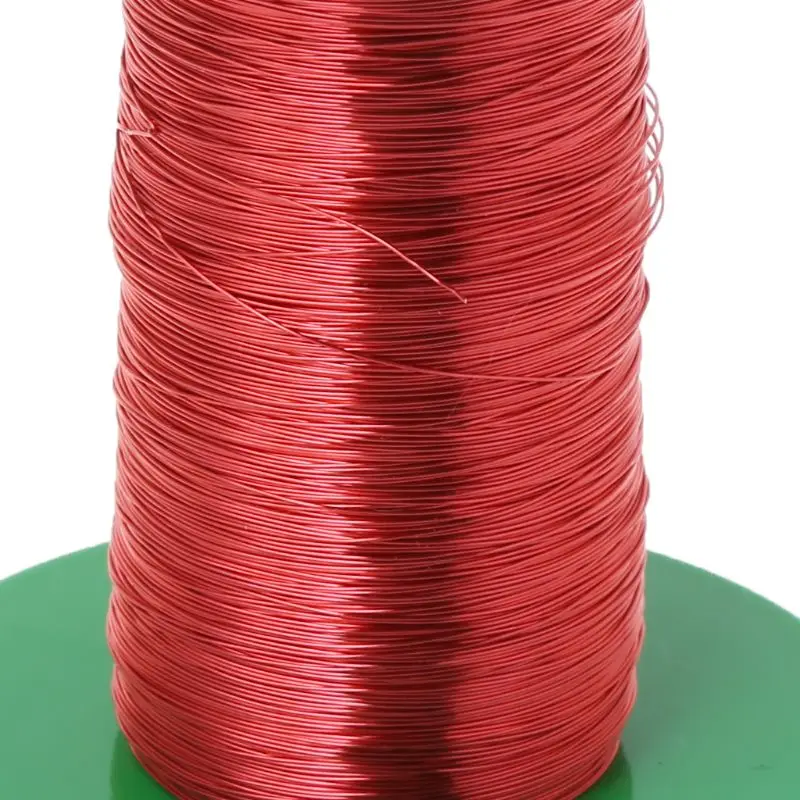 100m QA Polyurethane Enameled Copper Wire 0.2mm Welding Wires Coil Winding 