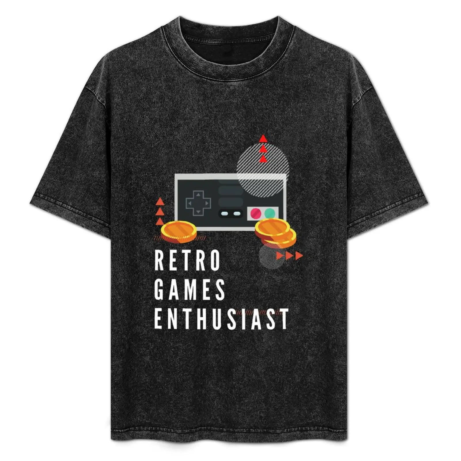 

Retro Gamer Apparel l Arcade Gamer l Vintage Gamer l Retro Controller T-Shirt Breathable Basic Cotton T-Shirt
