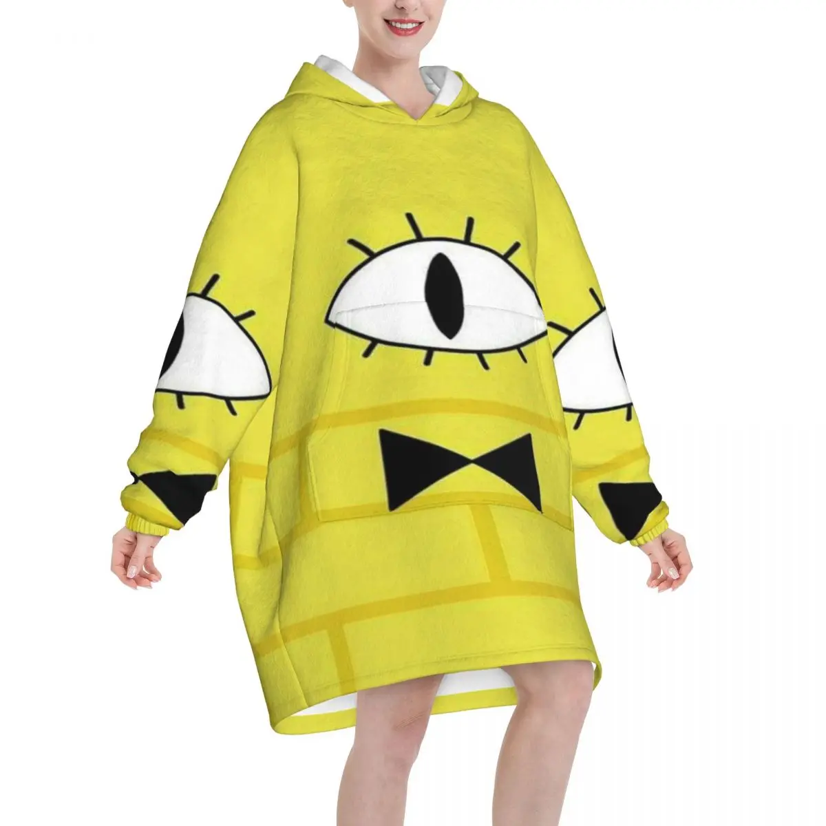 Gravitys Falls Blanket Hoodie Oversized Wearable Sweatshirt Blanket Warm Gifts for Women Girls Girlfriend