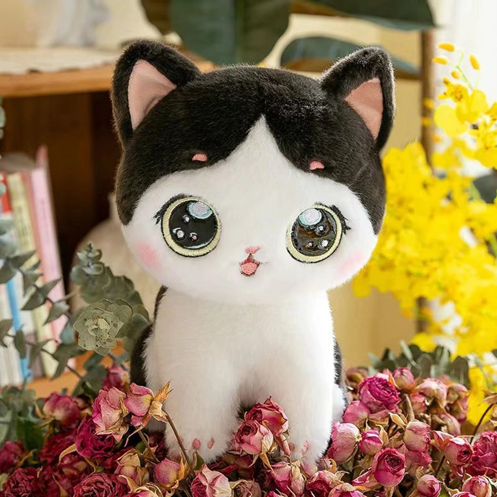 27 ซม.Super น่ารักแมวตุ๊กตาของเล่น Creative Super Soft Big Eyes Soothing สัตว์ตุ๊กตาเด็กวันเกิดคริสต์มาสของขวัญ -4
