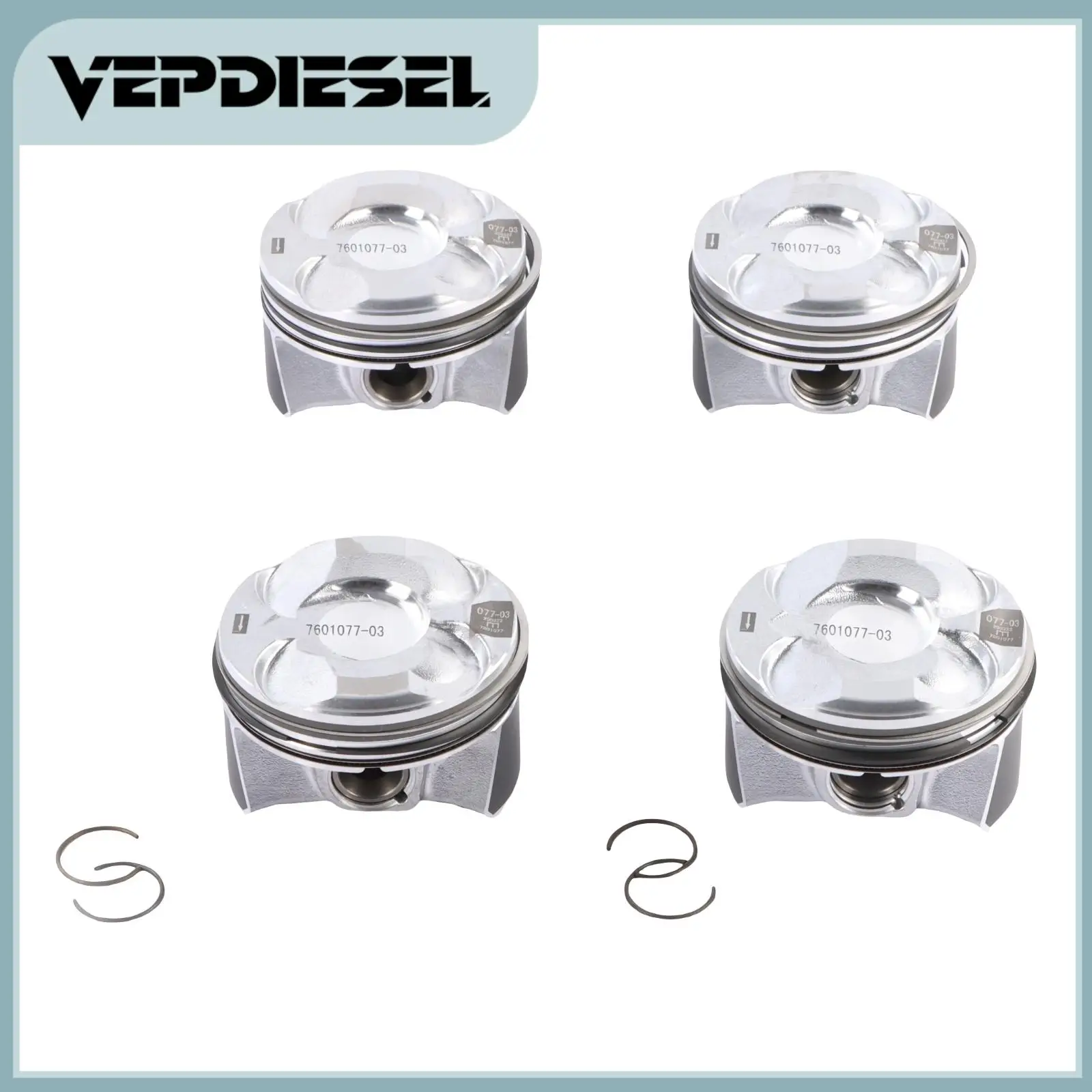 

Engine Piston & Ring 77mm Kit For BMW 1 series 116i 118i 120i F20 Mini Cooper s R55 R58 R60 1.6T 1598cc N13B16A N18B16A N13 N18