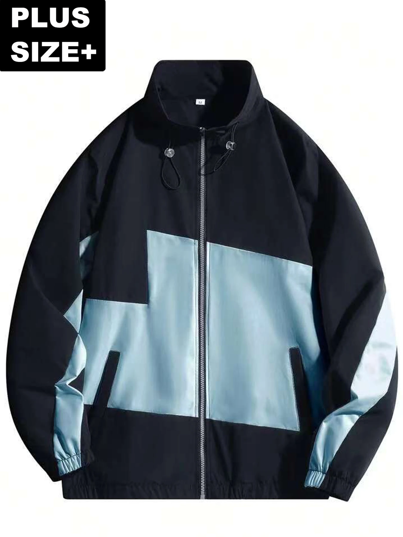 

Осенне-зимняя мужская куртка больших размеров на молнии в студенческом стиле, спортивная куртка на открытом воздухе, спортивное пальто, куртка с цветными блоками