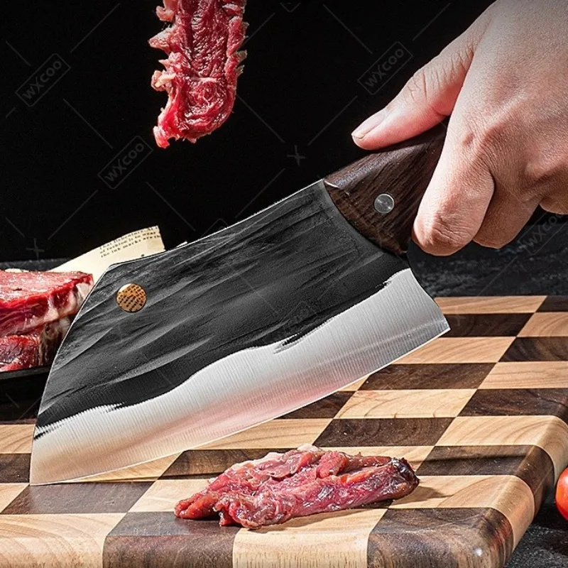 Kitchen Knife Stainless Steel Forged Cleaver Chef Paring Knife Japanese Ultra Sharp Meat Butcher Cooking Cuchillos De Cocina